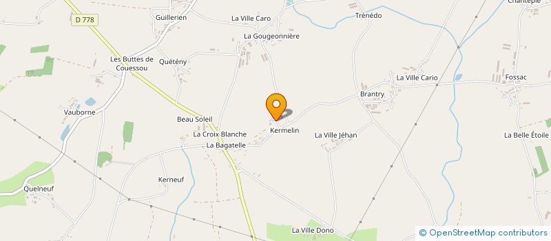 localisation de l'entreprise GAEC LE BLANC GENUIT à FORGES DE LANOUEE