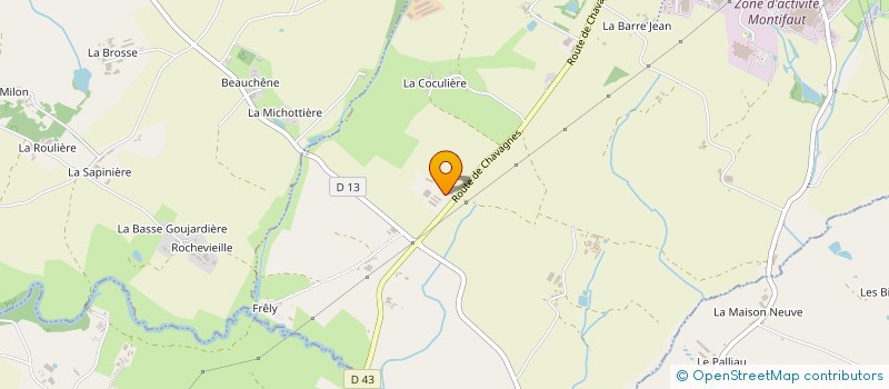 localisation de l'entreprise GAEC LE BLE D'OR  POUZAUGES