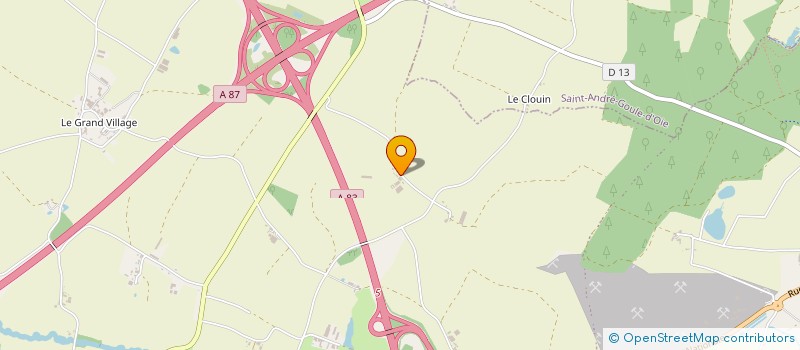 localisation de l'entreprise GAEC LE BOEUF HERBAGER à ESSARTS-EN-BOCAGE