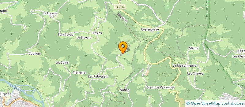 localisation de l'entreprise GAEC LE CHAMP DES AMOUREUX à DESAIGNES