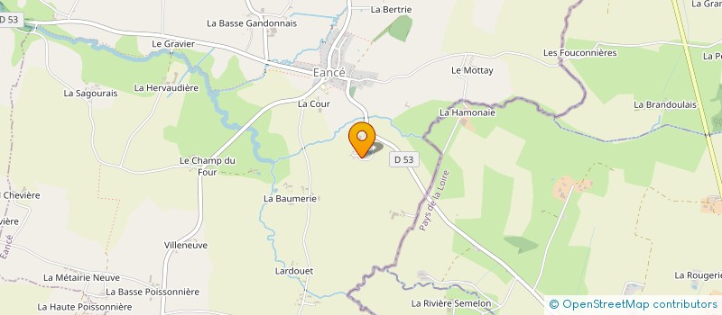 localisation de l'entreprise GAEC LE CHATEL à EANCE