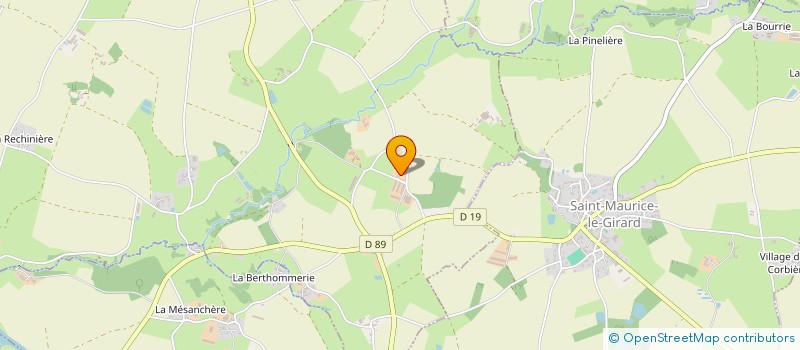 localisation de l'entreprise GAEC LE CHEF DE BOIS à MOUILLERON-SAINT-GERMAIN