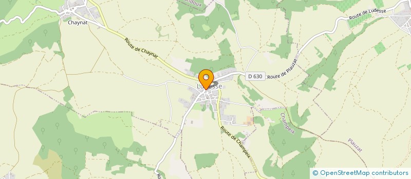 localisation de l'entreprise GAEC LE CHENAILLEUR  LUDESSE