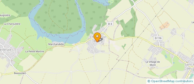 localisation de l'entreprise GAEC LE CHENE VERT  XANTON-CHASSENON