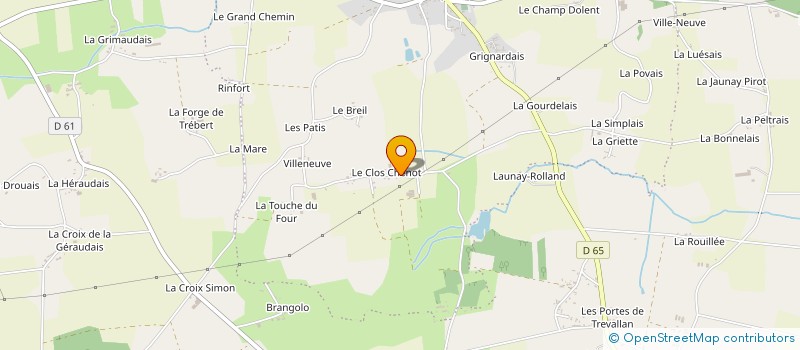 localisation de l'entreprise GAEC LE CLOS DU BOIS à VAL D'ANAST
