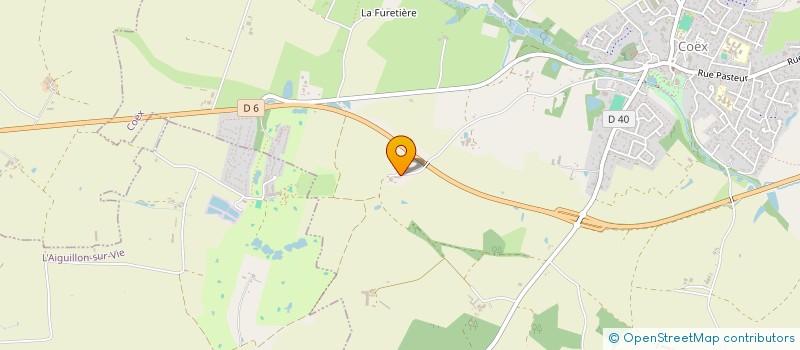 localisation de l'entreprise GAEC LE COLOMBIER à SAINT-MAIXENT-SUR-VIE