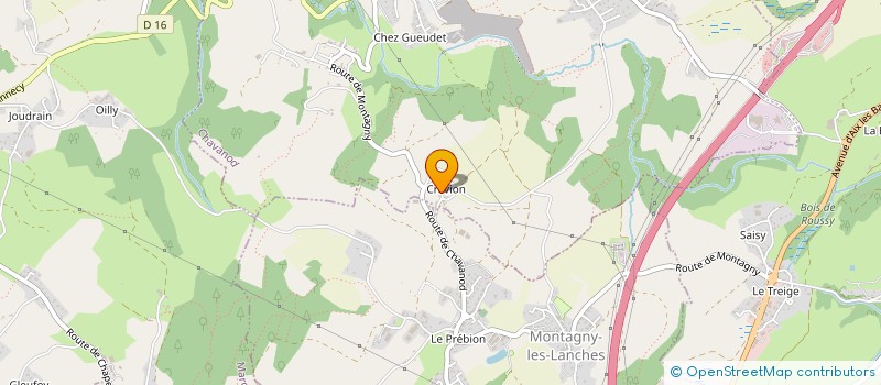 localisation de l'entreprise GAEC LE CREVION à CHAVANOD