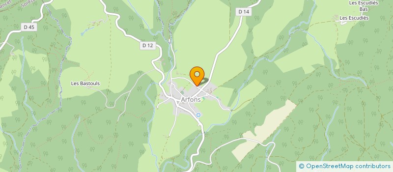 localisation de l'entreprise GAEC LE CROS DE LA CELINE à ARFONS