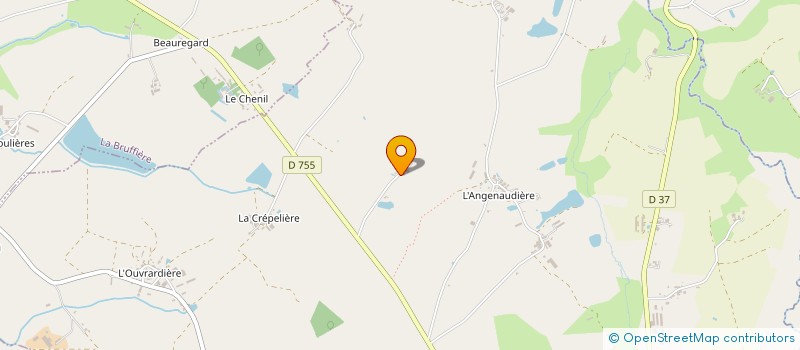 localisation de l'entreprise GAEC LE DAPHINOIT à LES LANDES-GENUSSON