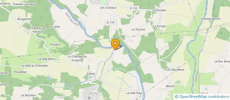 localisation de l'entreprise GAEC LE FEUVE à VAL D'OUST