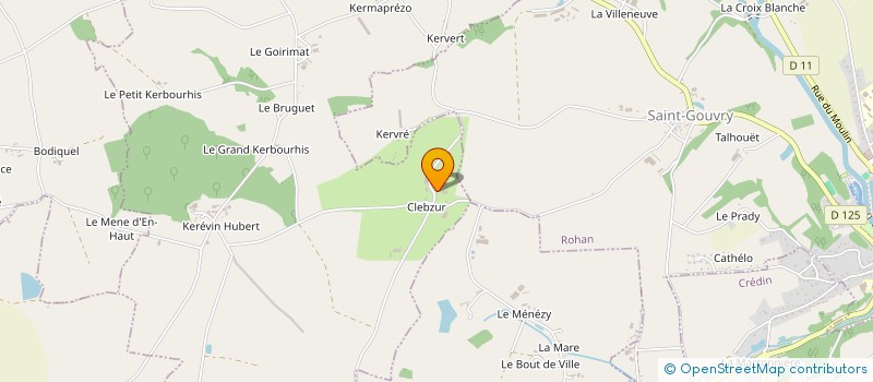 localisation de l'entreprise GAEC LE FLOCH à GUELTAS