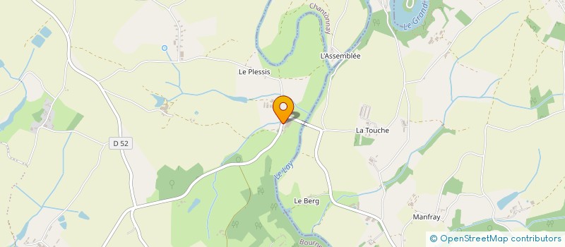 localisation de l'entreprise GAEC LE FORT DU LAY à BOURNEZEAU