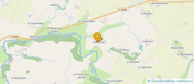 localisation de l'entreprise GAEC LE FOUCAUD à LE BOUPERE
