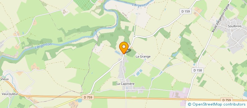 localisation de l'entreprise GAEC LE FOUR DE CHAMBON  THOUARS