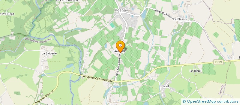 localisation de l'entreprise GAEC LE FRENE à CORPE