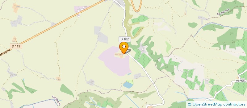 localisation de l'entreprise GAEC LE GOUNEL  FANJEAUX