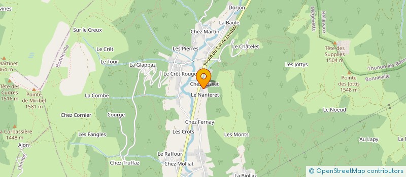 localisation de l'entreprise GAEC LE GRAND 16 à MEGEVETTE