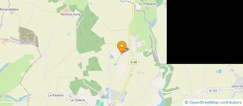 localisation de l'entreprise GAEC LE GRAND BREUIL  LES PINEAUX