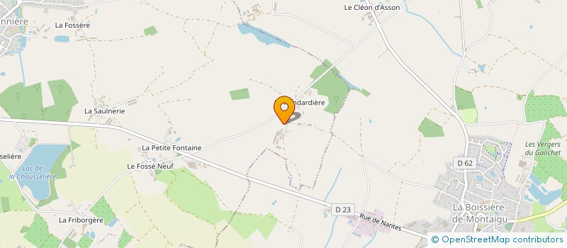 localisation de l'entreprise GAEC LE GRAND CHEMIN à MONTAIGU-VENDEE