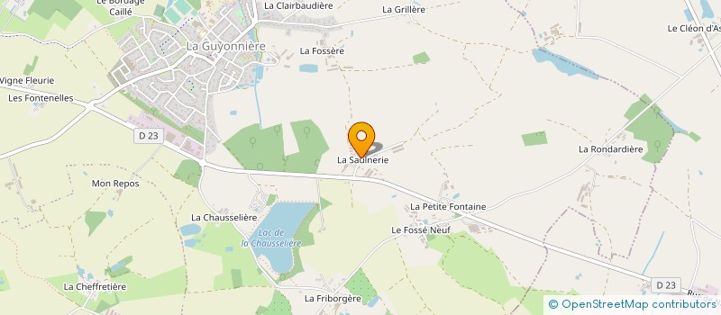 localisation de l'entreprise GAEC LE GRAND CHENE à MONTAIGU-VENDEE