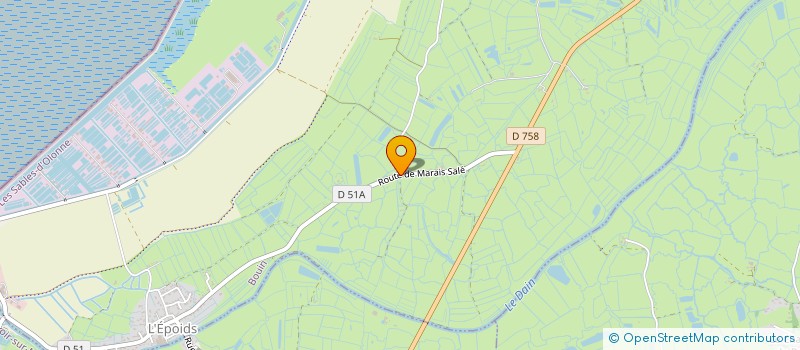 localisation de l'entreprise GAEC LE GRAND CLOS  BEAUVOIR-SUR-MER