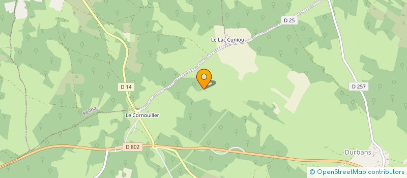 localisation de l'entreprise GAEC LE GRAND DOMAINE  DURBANS