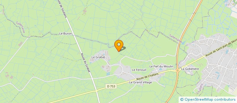 localisation de l'entreprise GAEC LE GRAND LIEU à SOULLANS