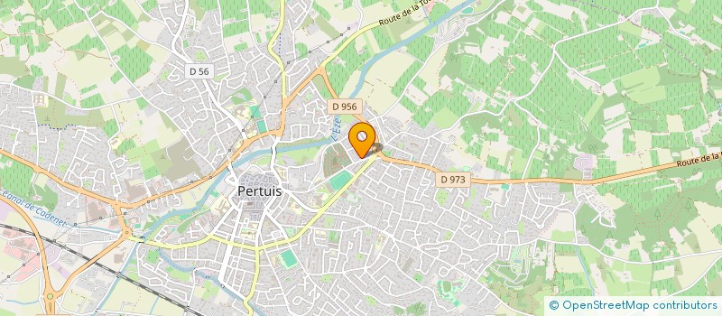 localisation de l'entreprise GAEC LE GRAND PIVOULIER  PERTUIS