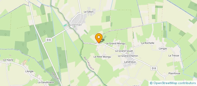localisation de l'entreprise GAEC LE GRAND ROCHER à ROZ-LANDRIEUX