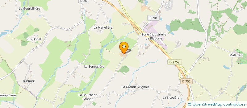 localisation de l'entreprise GAEC LE GRANITE à SEVREMONT