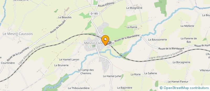 localisation de l'entreprise GAEC LE HAMEL DU HAUT à NOUES DE SIENNE