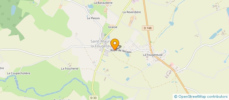 localisation de l'entreprise GAEC LE HAUT ULCOT à ARGENTONNAY