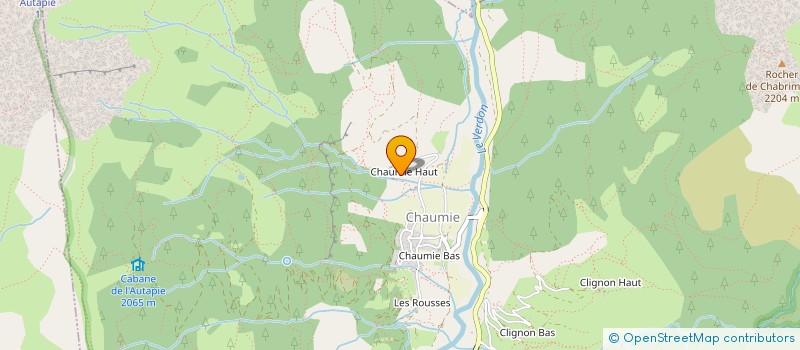 localisation de l'entreprise GAEC LE HAUT VERDON à COLMARS