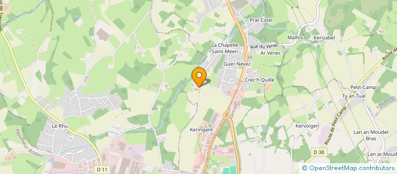 localisation de l'entreprise GAEC LE HOUEROU à SAINT-QUAY-PERROS