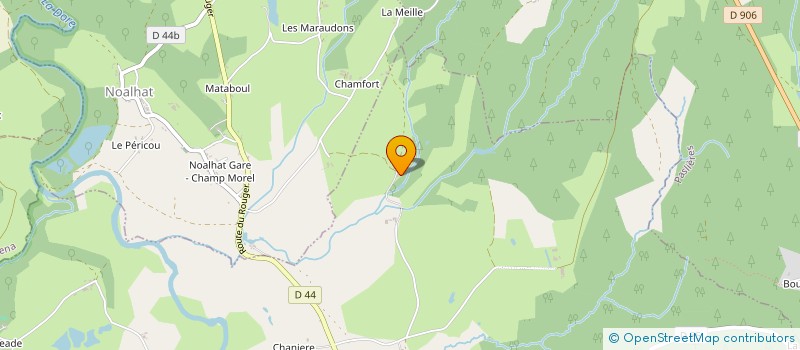 localisation de l'entreprise GAEC LE JARDIN DES BOTTES  DORAT