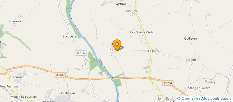 localisation de l'entreprise GAEC LE JELOUX à NEULLIAC