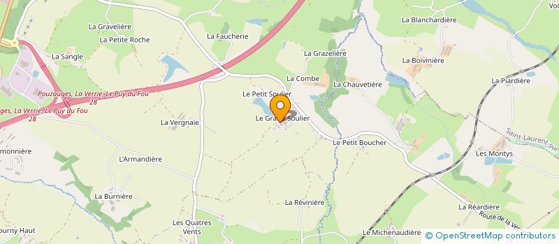 localisation de l'entreprise GAEC LE JOLI VALLON à CHANVERRIE