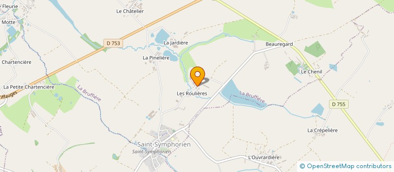localisation de l'entreprise GAEC LE LIERRE à LA BRUFFIERE