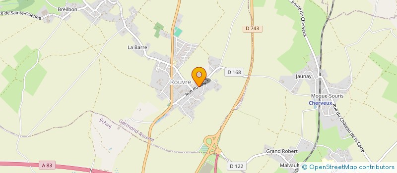 localisation de l'entreprise GAEC LE LOGIS  GERMOND-ROUVRE