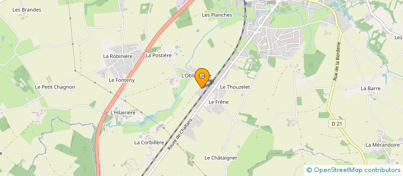 localisation de l'entreprise GAEC LE MARAIS VERT à BOIS-DE-CENE