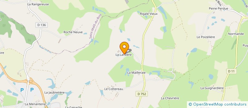 localisation de l'entreprise GAEC LE MARYLANDE à LES EPESSES