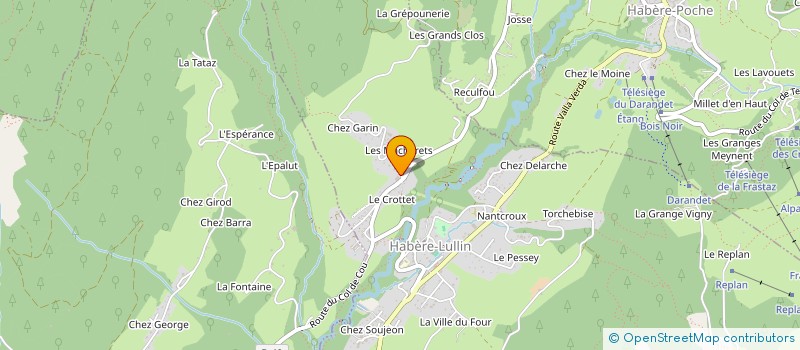 localisation de l'entreprise GAEC LE MAS à HABERE-LULLIN