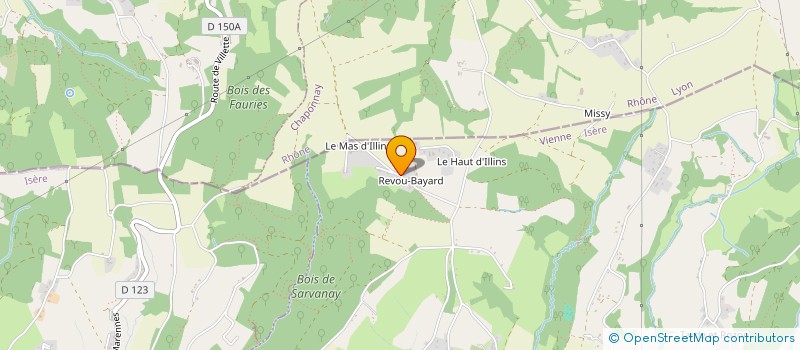 localisation de l'entreprise GAEC LE MAS D'ILLINS à LUZINAY