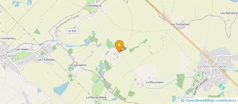 localisation de l'entreprise GAEC LE MAUPERTHUIS à PINEAUX (LES)