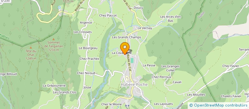 localisation de l'entreprise GAEC LE MILLENAIRE à HABERE-POCHE
