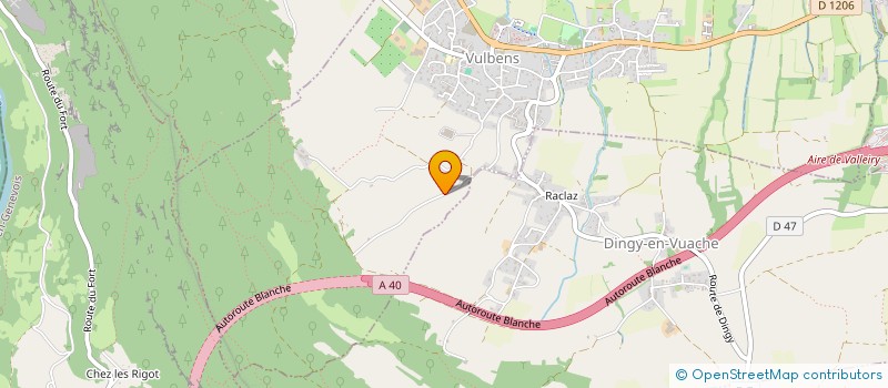 localisation de l'entreprise GAEC LE MONT SION  JONZIER-EPAGNY