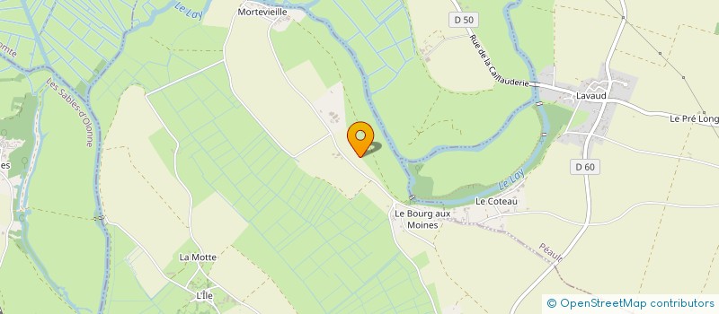 localisation de l'entreprise GAEC LE MOULIN DU PUY  BRETONNIERE-LA CLAYE (LA)