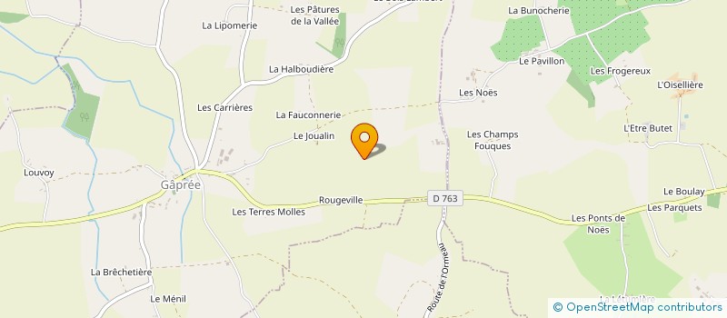 localisation de l'entreprise GAEC LE PAVILLON à COURTOMER