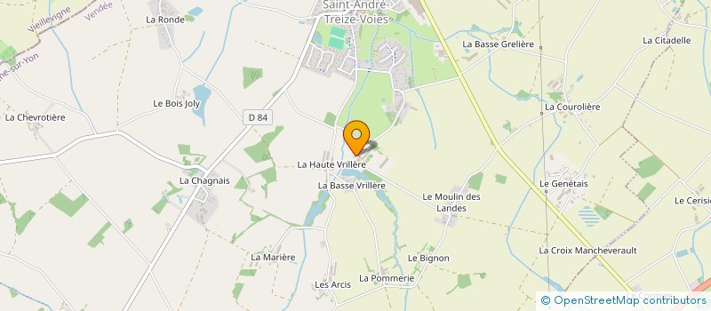 localisation de l'entreprise GAEC LE PAY à MONTREVERD