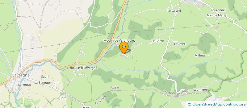 localisation de l'entreprise GAEC LE PECH CASTANG  MAYRINHAC-LENTOUR